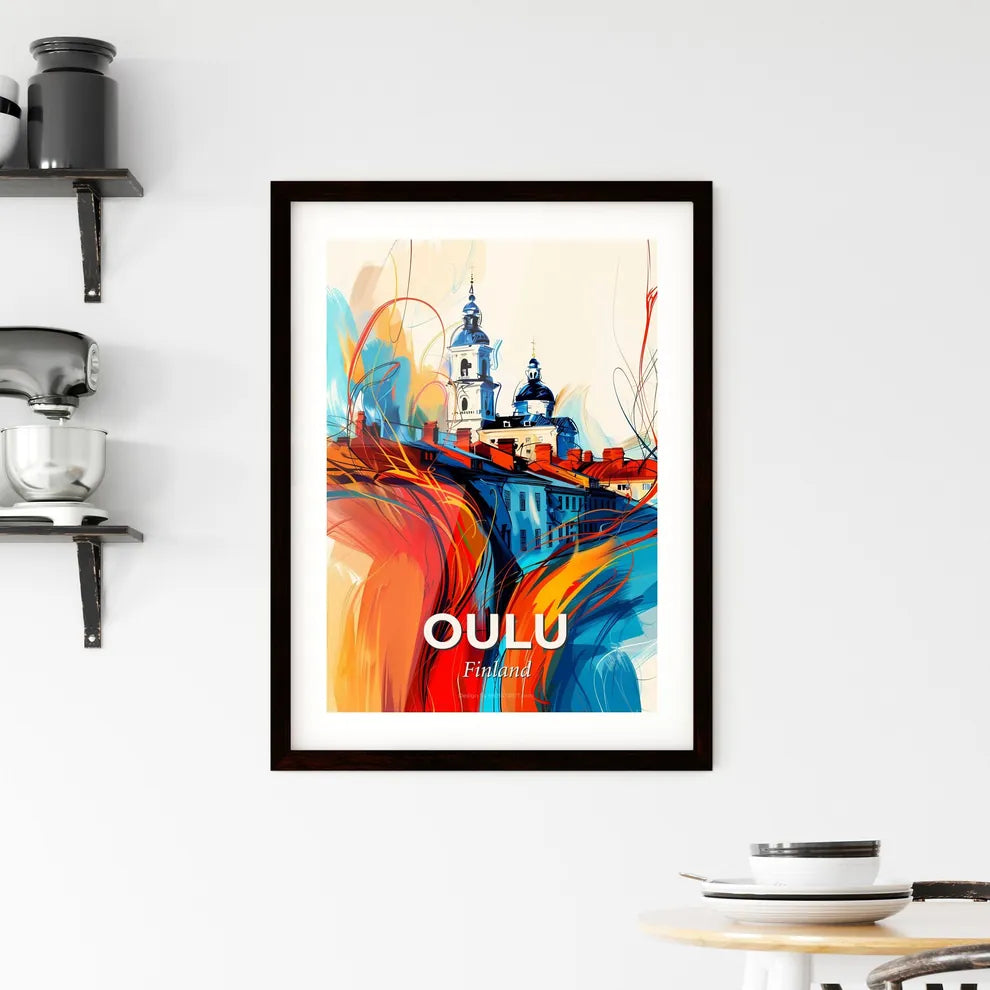 Vibrant Oulu, Finland Framed Print