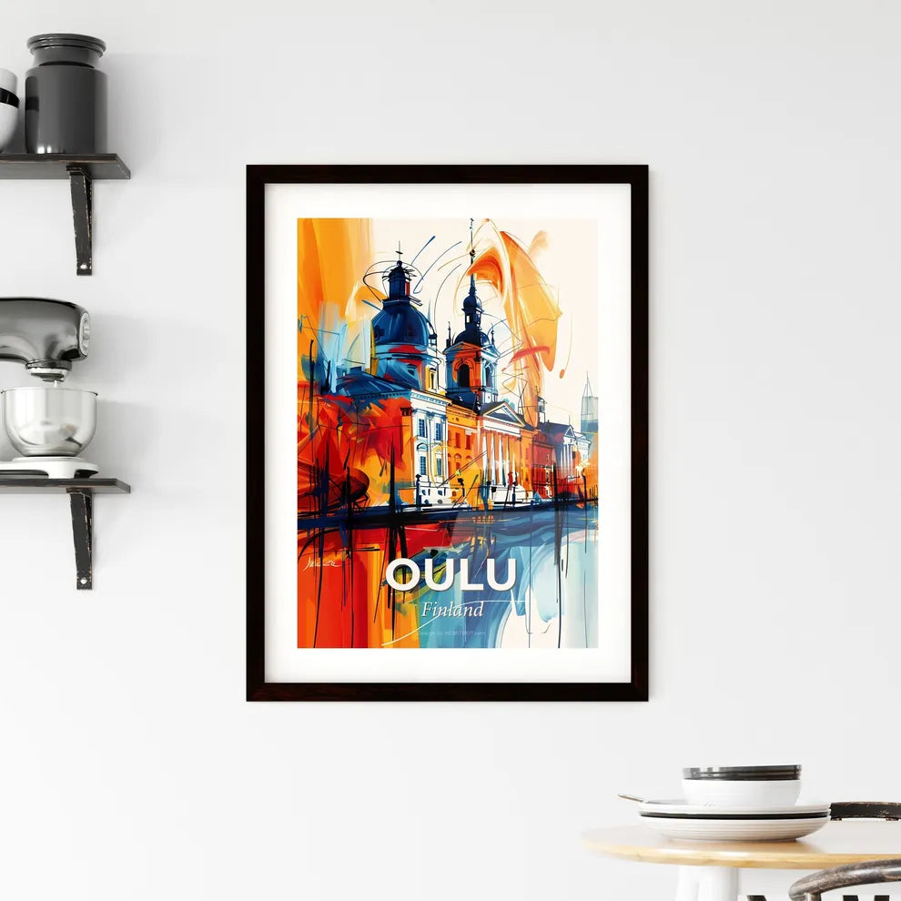 Vibrant Oulu, Finland Framed Print