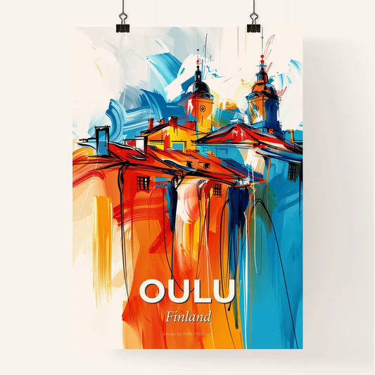 Vibrant Oulu, Finland Poster