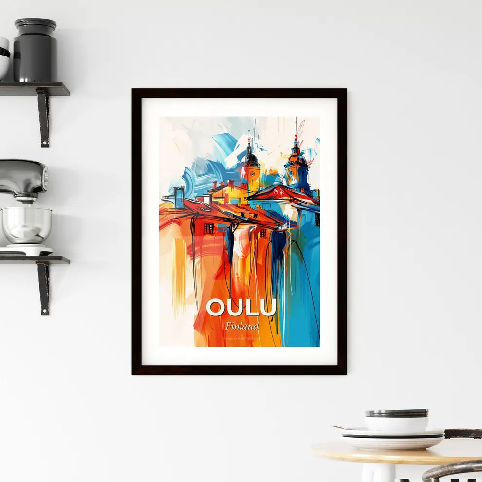 Vibrant Oulu, Finland Framed Print