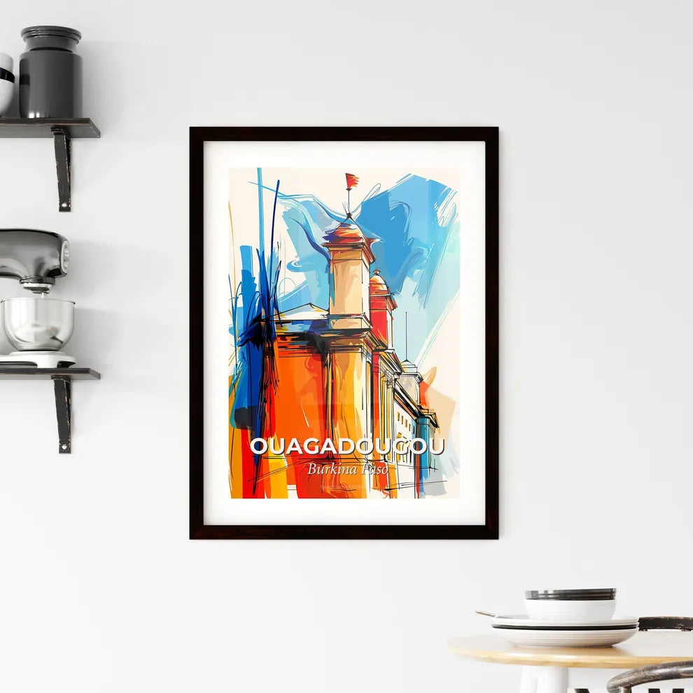 Vibrant Ouagadougou, Burkina Faso Framed Print