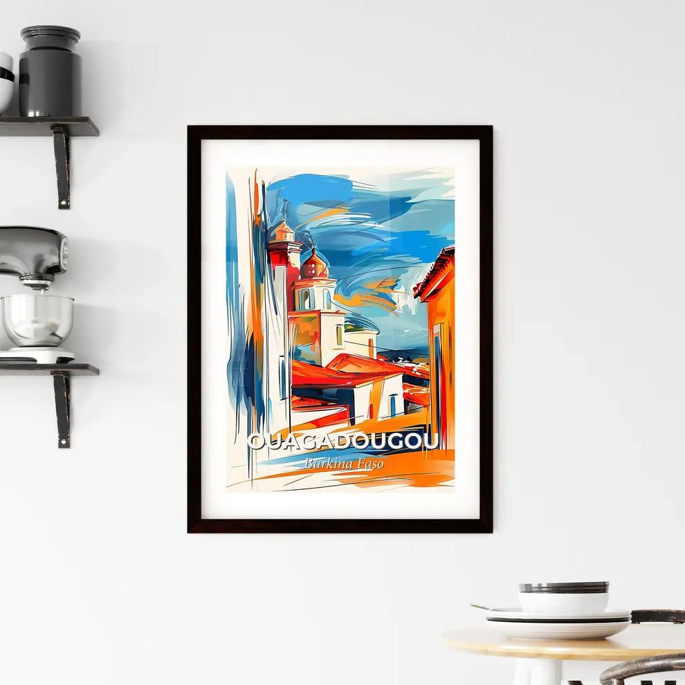 Vibrant Ouagadougou, Burkina Faso Framed Print