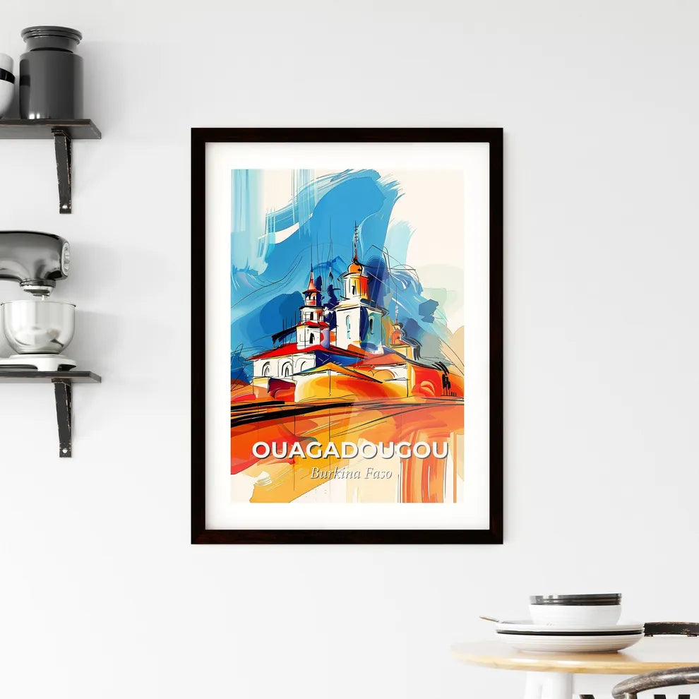 Vibrant Ouagadougou, Burkina Faso Framed Print