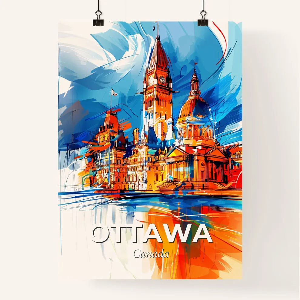 Vibrant Ottawa, Canada Poster
