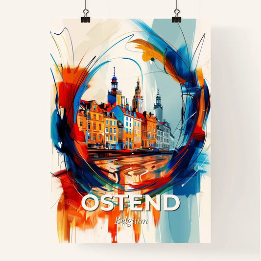Vibrant Ostend , Belgium Poster