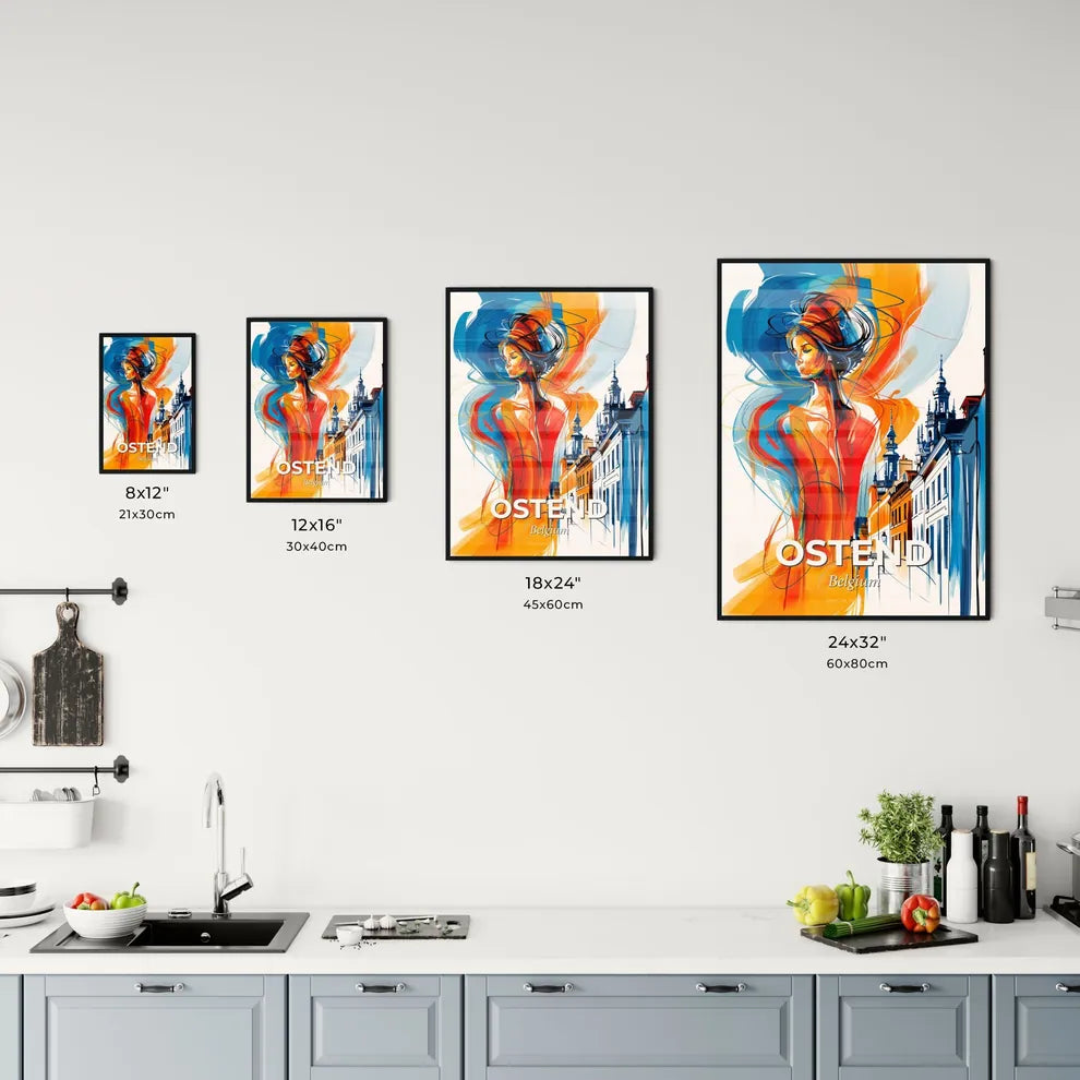 Vibrant Ostend , Belgium Kitchen Art