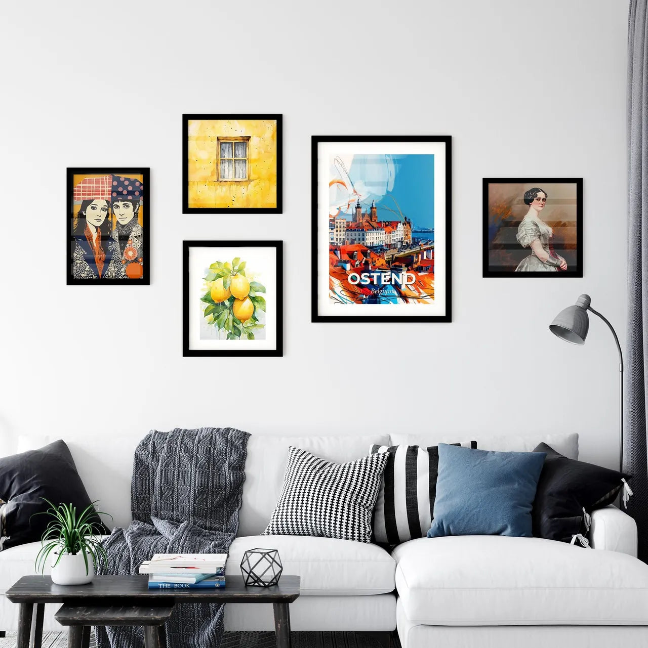 Vibrant Ostend , Belgium Wall Art Collection