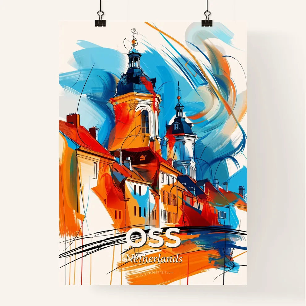 Vibrant Oss, Netherlands Poster