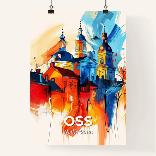 Vibrant Oss, Netherlands Poster