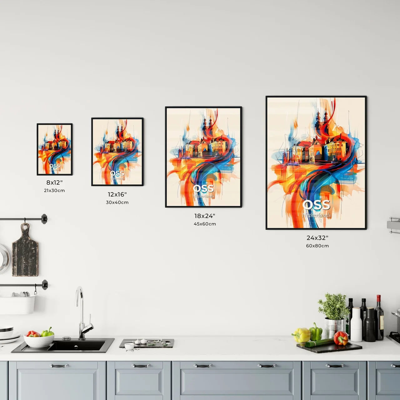 Vibrant Oss, Netherlands Kitchen Art