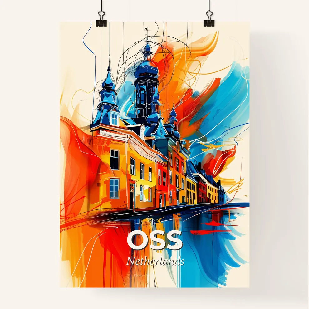 Vibrant Oss, Netherlands Poster