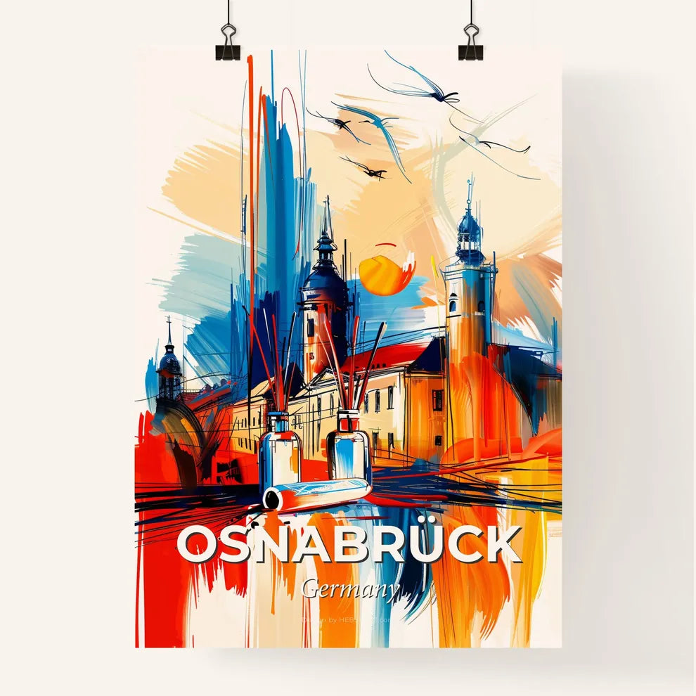Vibrant Osnabrück, Germany Poster