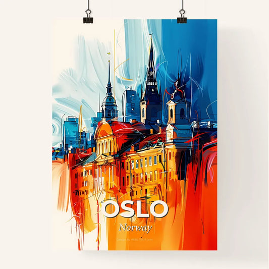 Vibrant Oslo, Norway Poster