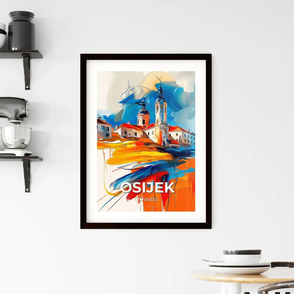 Vibrant Osijek, Croatia Framed Print