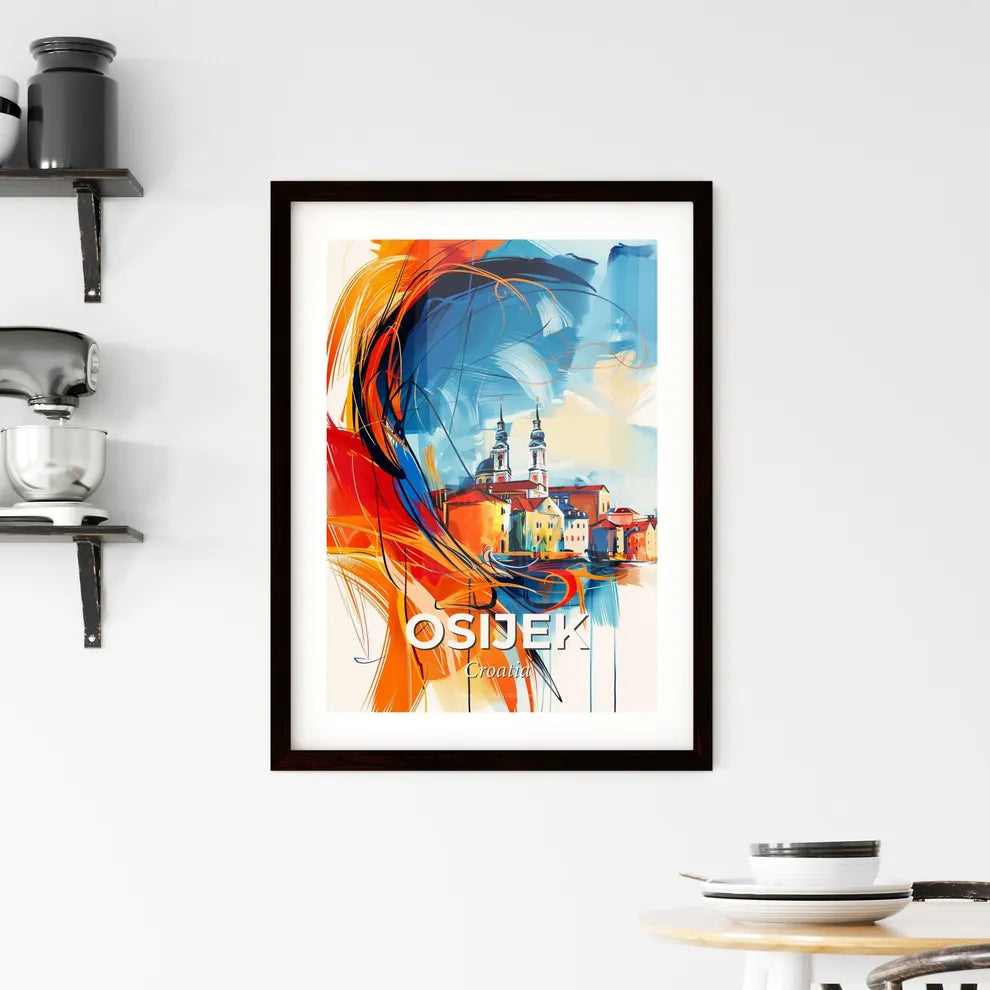 Vibrant Osijek, Croatia Framed Print