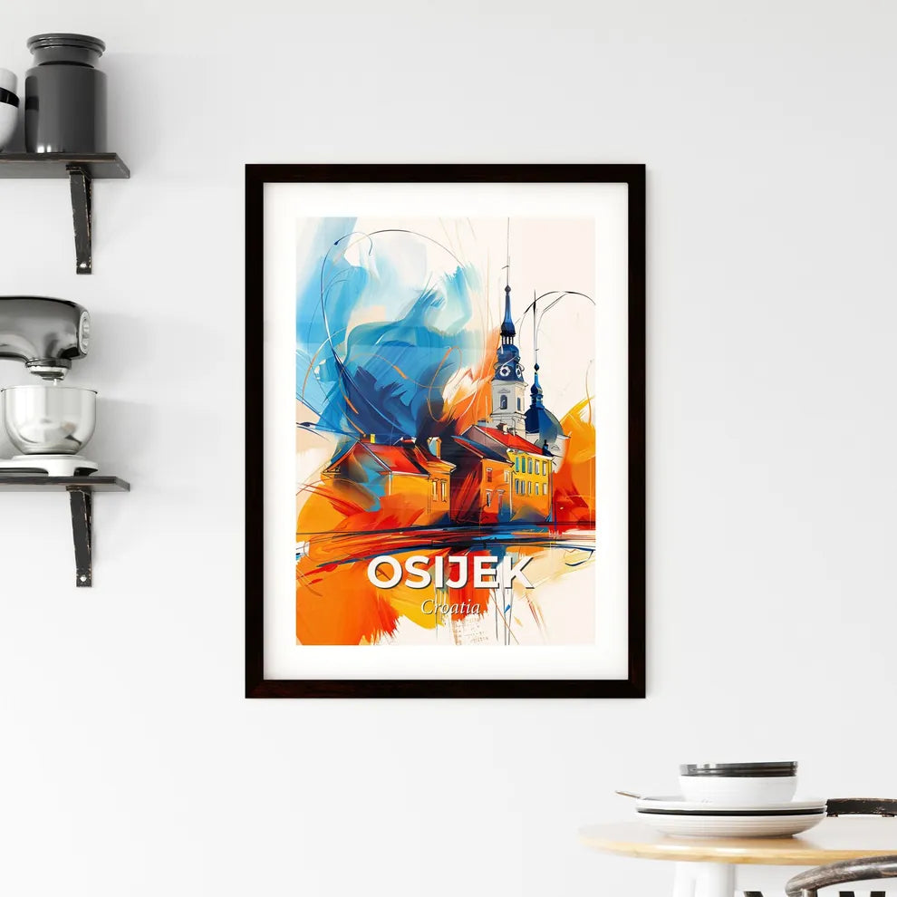 Vibrant Osijek, Croatia Framed Print