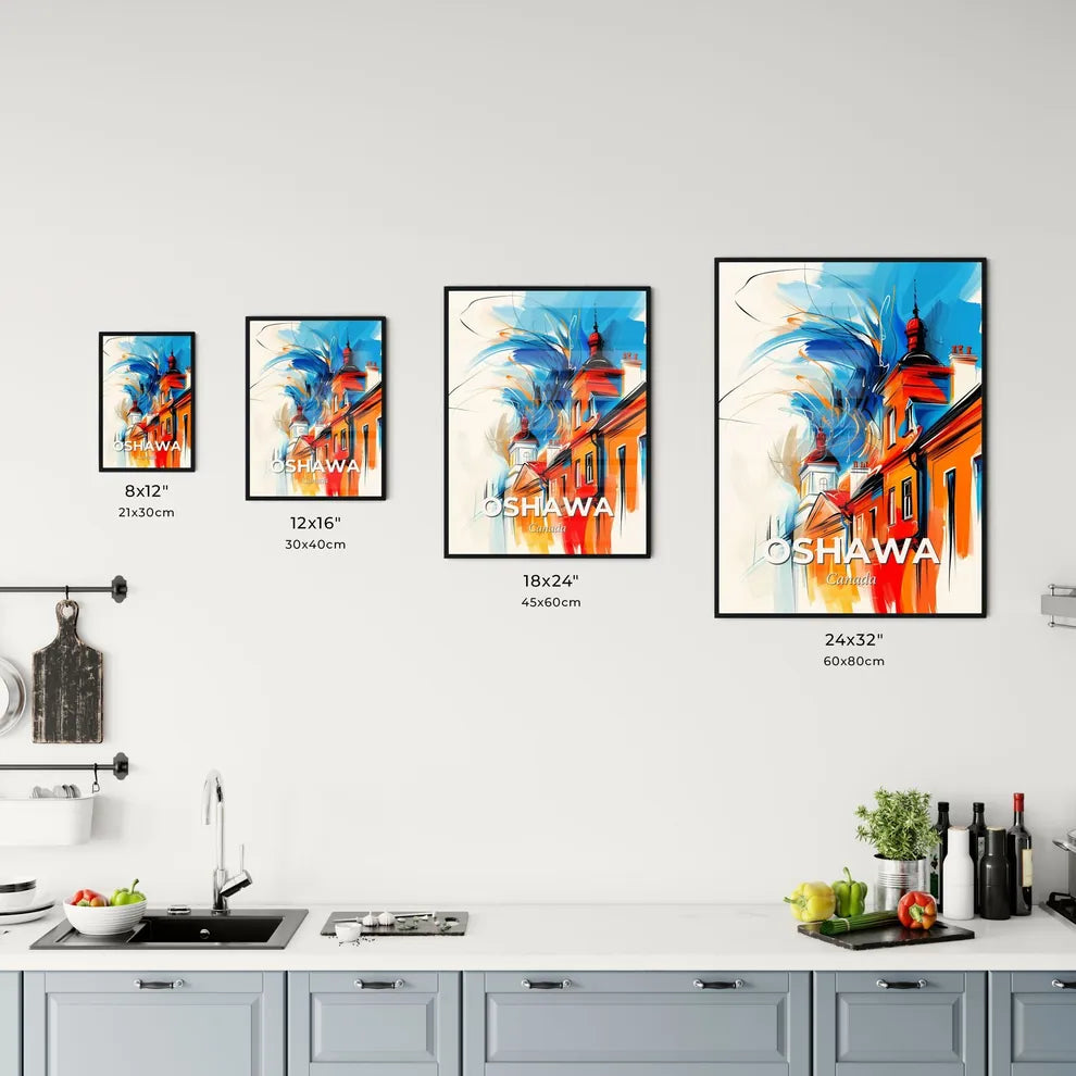 Vibrant Oshawa, Canada Kitchen Art