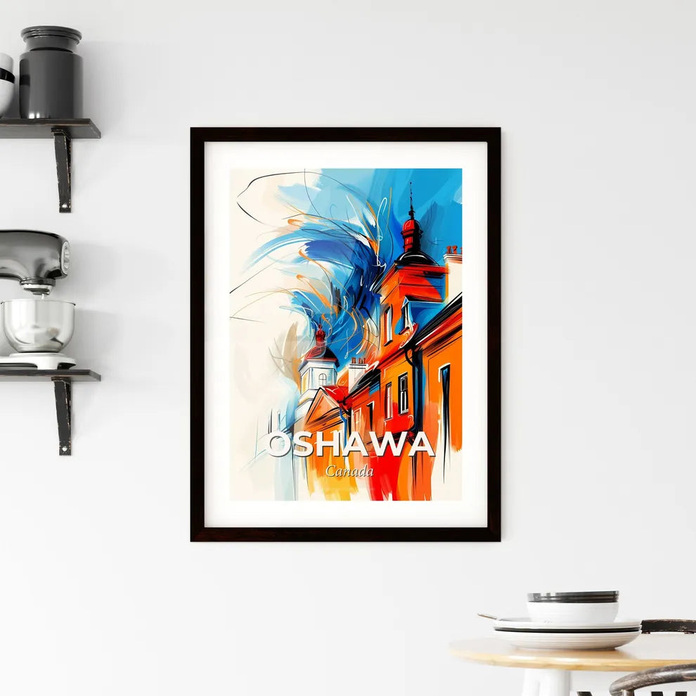 Vibrant Oshawa, Canada Framed Print