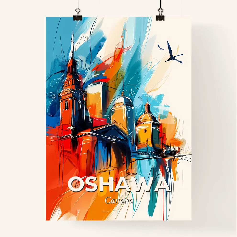 Vibrant Oshawa, Canada Poster