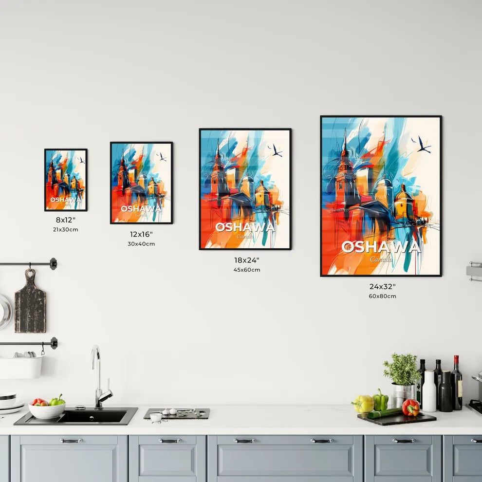 Vibrant Oshawa, Canada Kitchen Art
