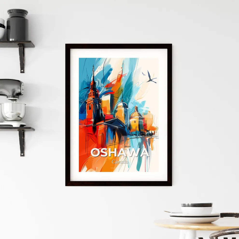 Vibrant Oshawa, Canada Framed Print