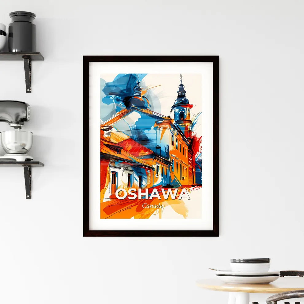 Vibrant Oshawa, Canada Framed Print