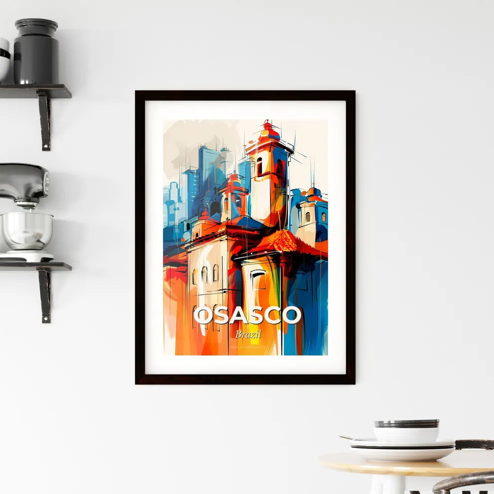 Vibrant Osasco, Brazil Framed Print
