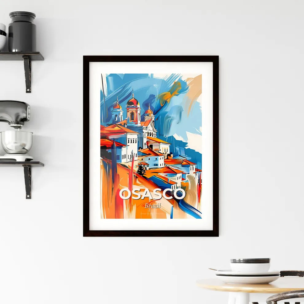Vibrant Osasco, Brazil Framed Print