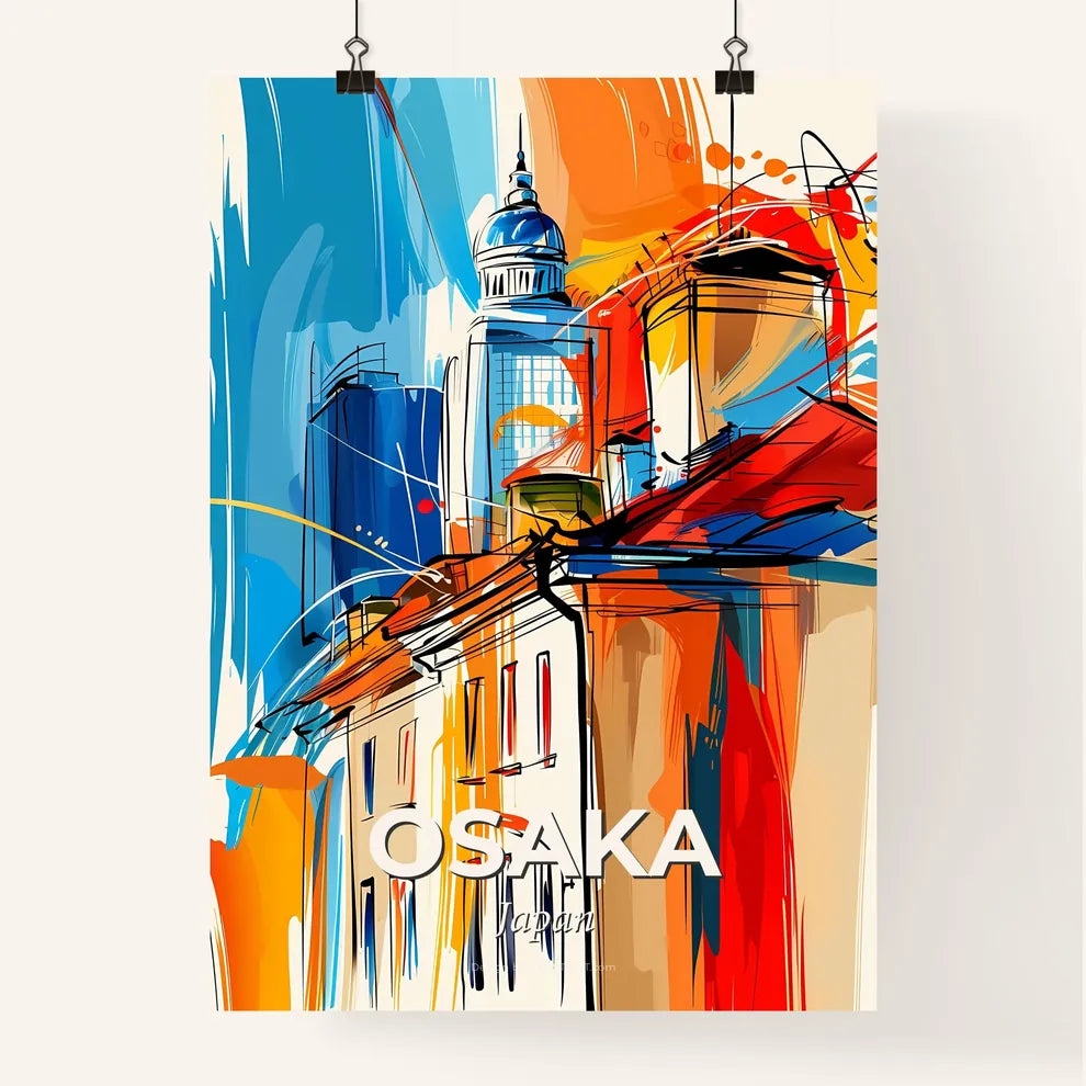 Vibrant Osaka, Japan Poster