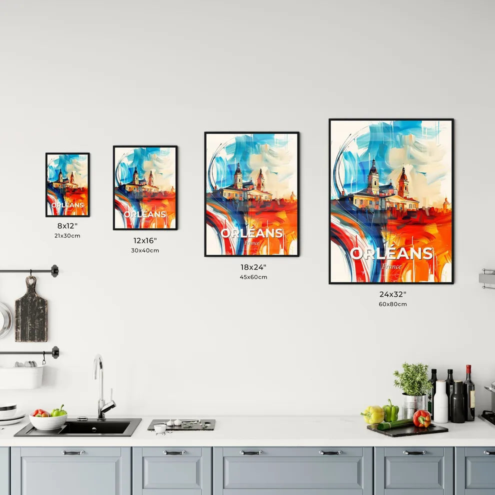 Vibrant Orléans, France Kitchen Art