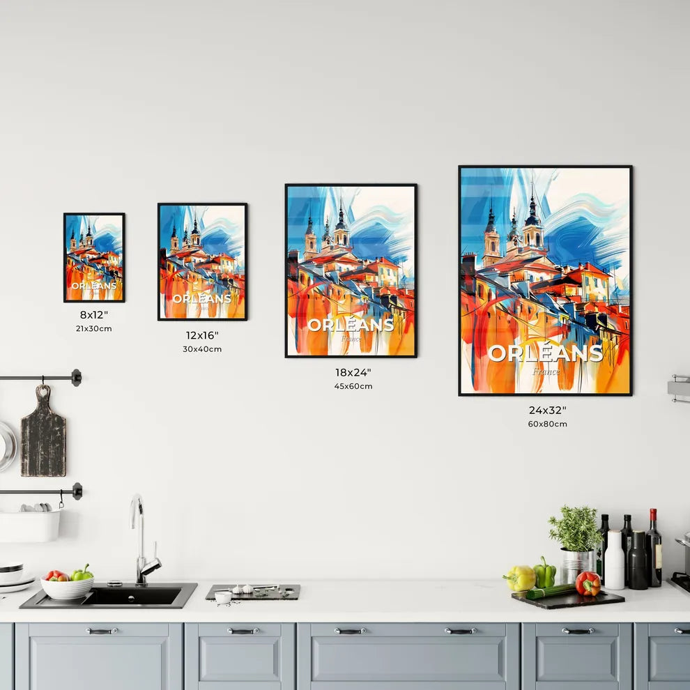 Vibrant Orléans, France Kitchen Art