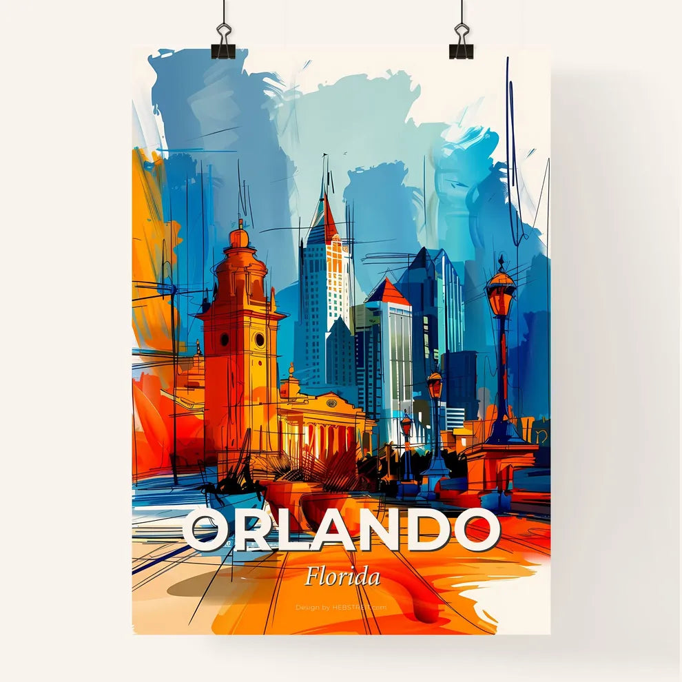 Vibrant Orlando, Florida Poster