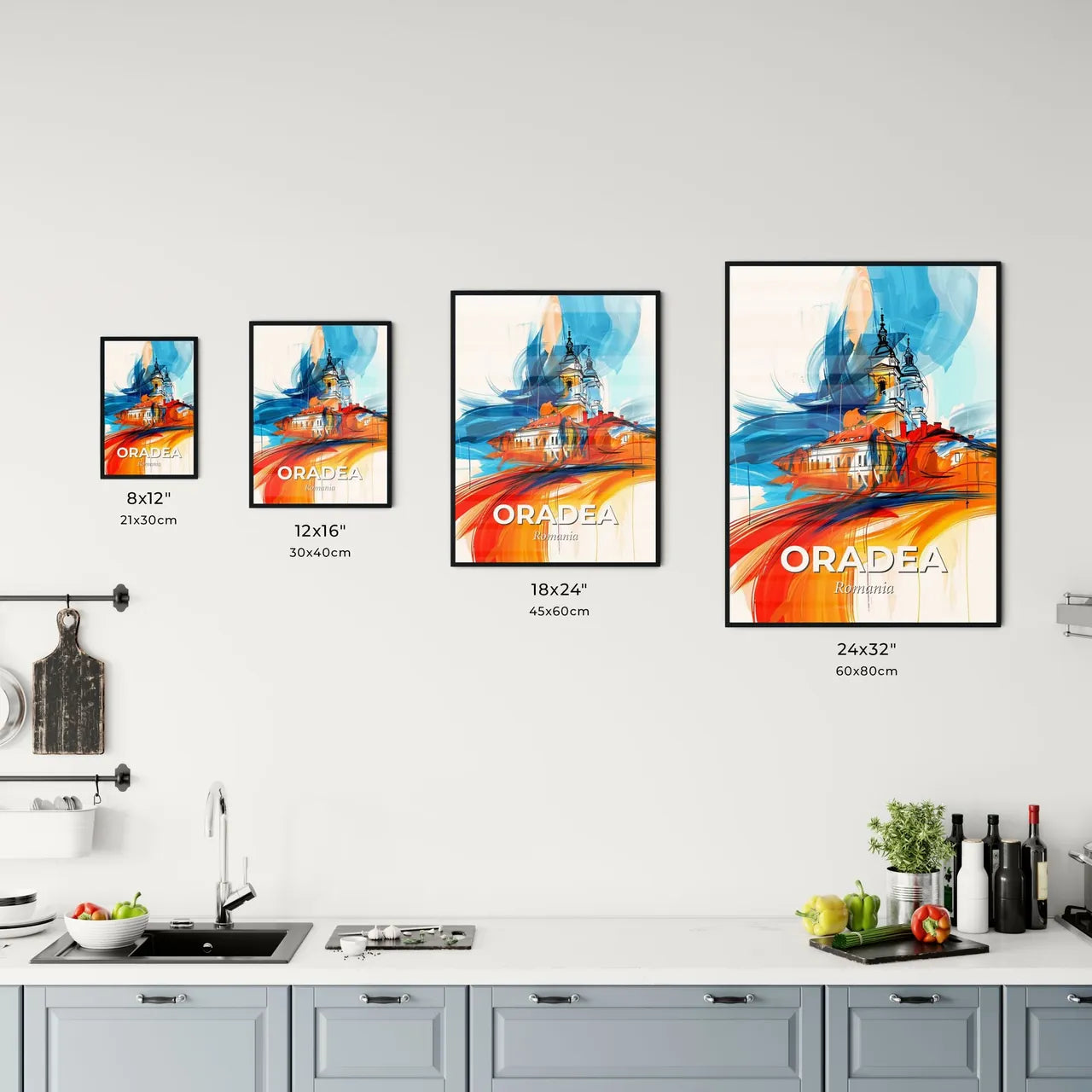 Vibrant Oradea, Romania Kitchen Art