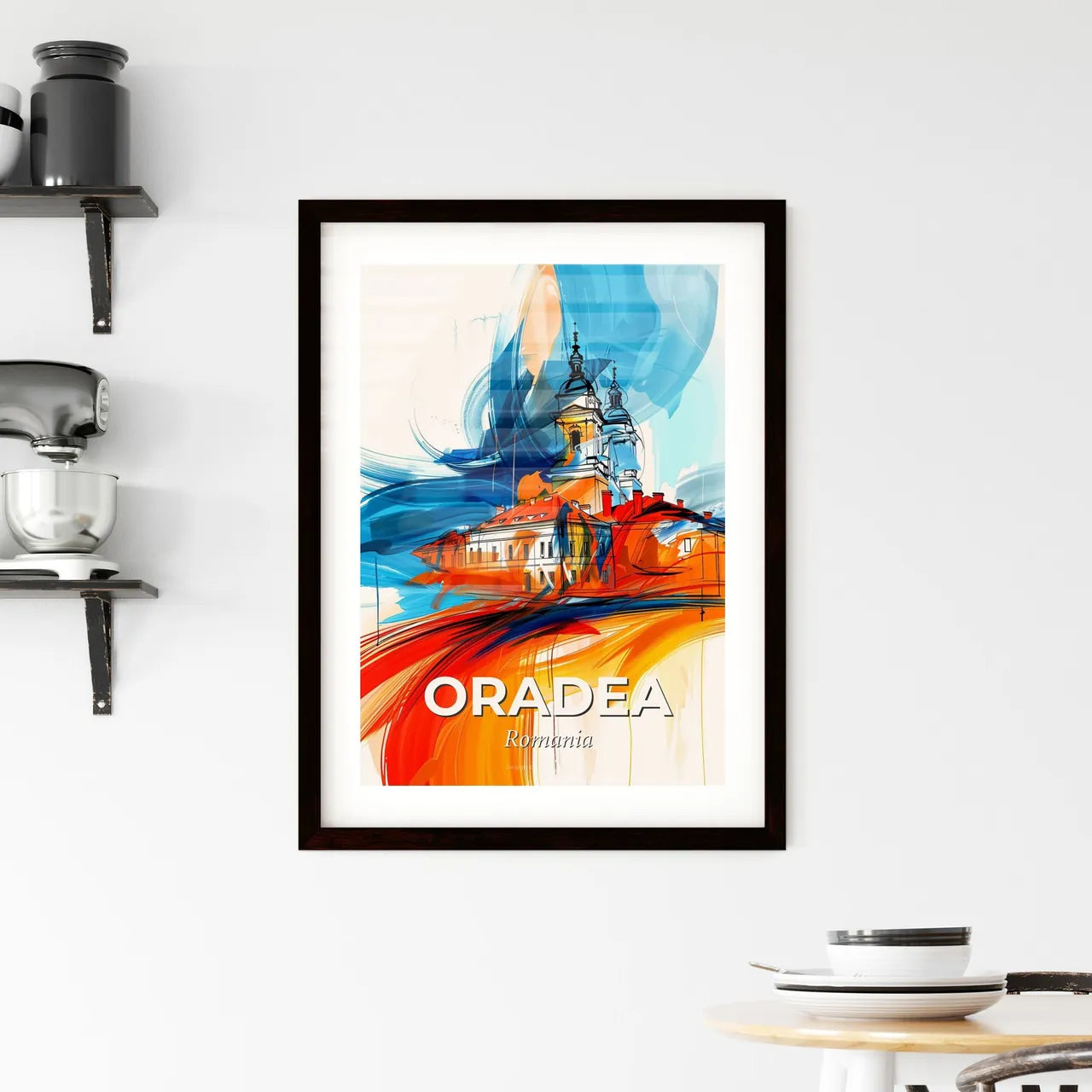 Vibrant Oradea, Romania Framed Print
