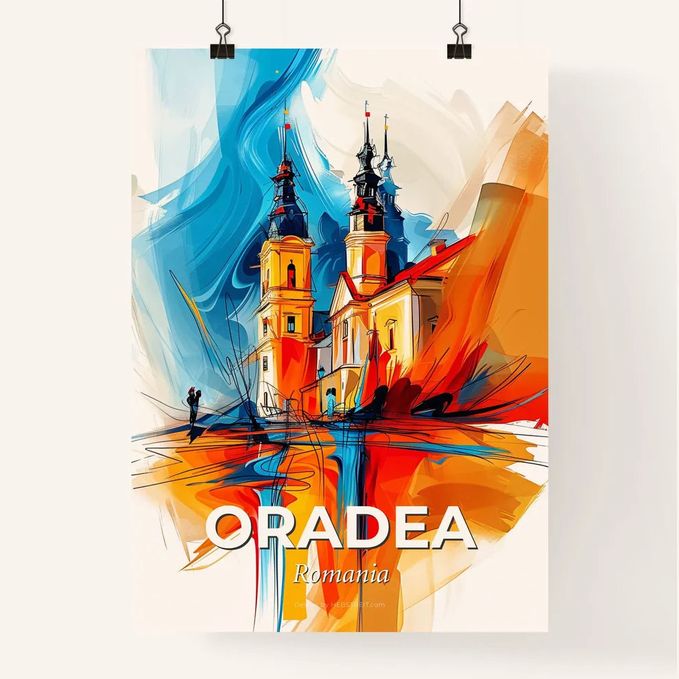 Vibrant Oradea, Romania Poster