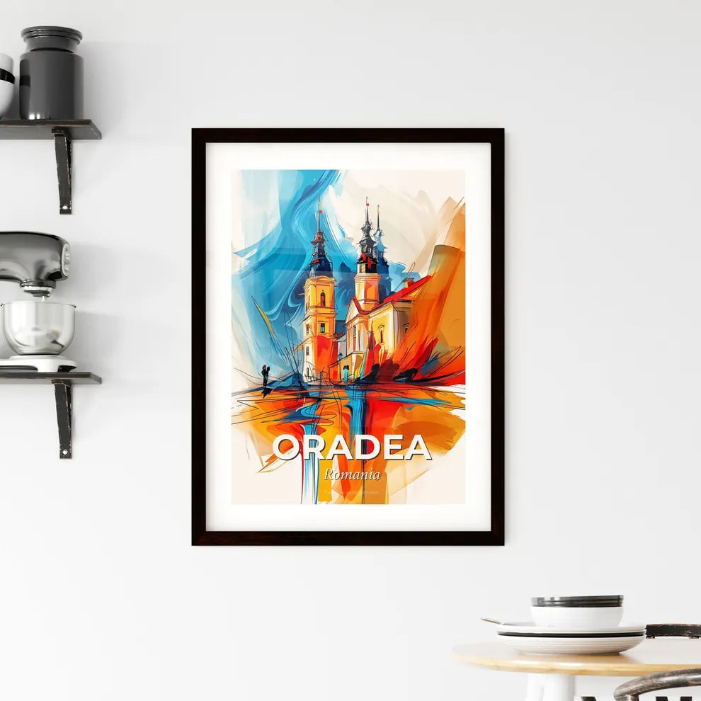 Vibrant Oradea, Romania Framed Print