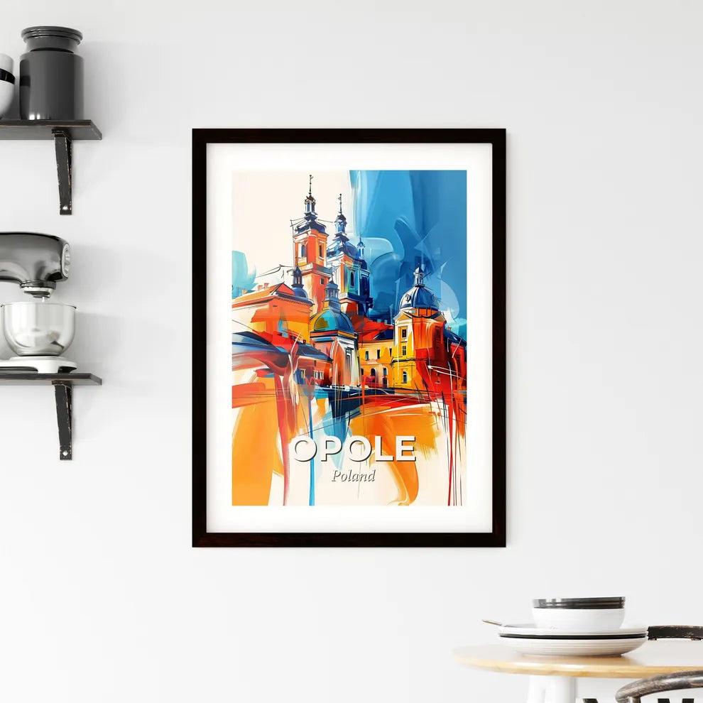 Vibrant Opole, Poland Framed Print