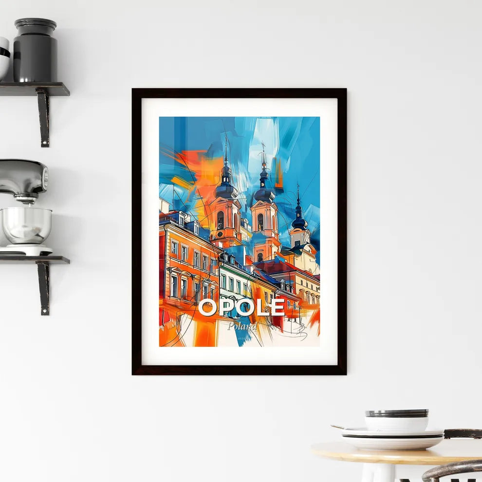 Vibrant Opole, Poland Framed Print