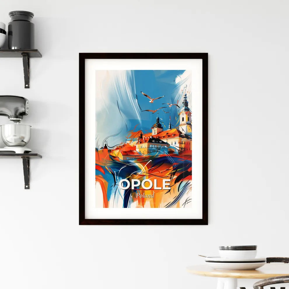 Vibrant Opole, Poland Framed Print
