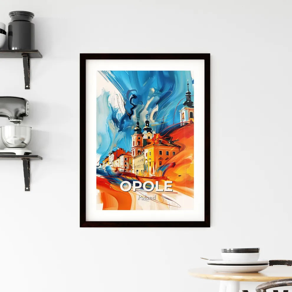 Vibrant Opole, Poland Framed Print