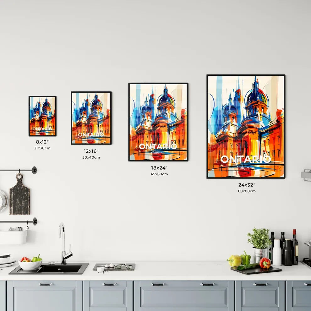 Vibrant Ontario, California Kitchen Art