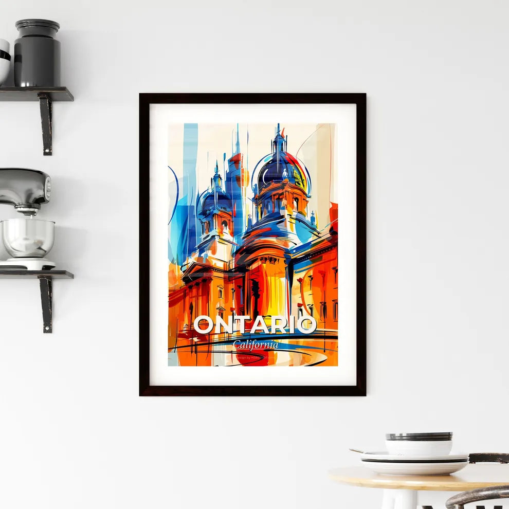 Vibrant Ontario, California Framed Print