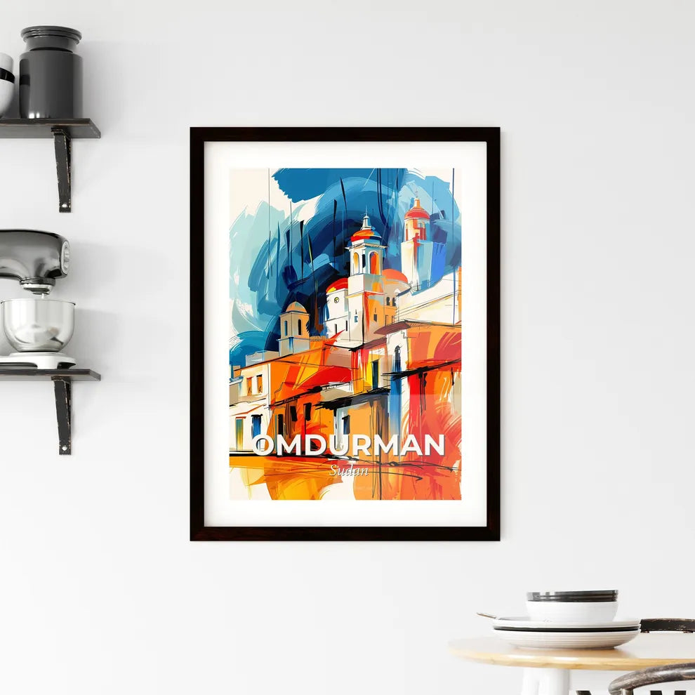 Vibrant Omdurman, Sudan Framed Print