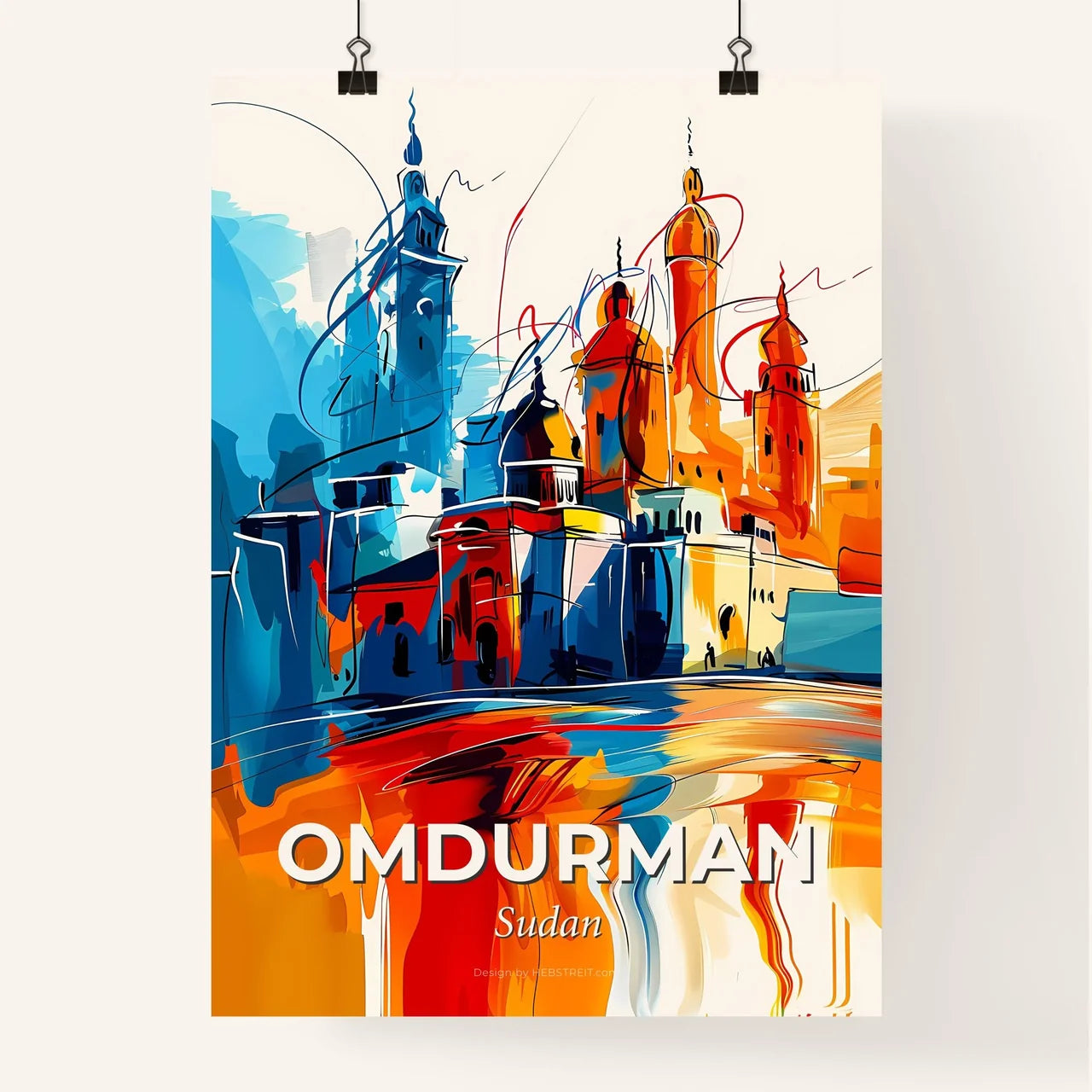 Vibrant Omdurman, Sudan Poster