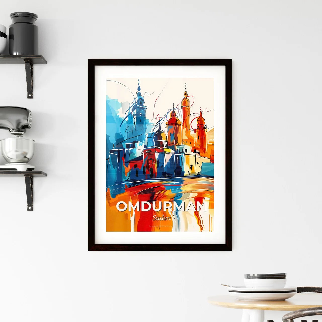 Vibrant Omdurman, Sudan Framed Print