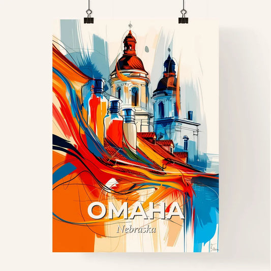 Vibrant Omaha, Nebraska Poster