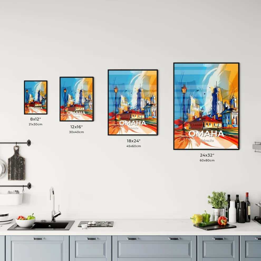 Vibrant Omaha, Nebraska Kitchen Art