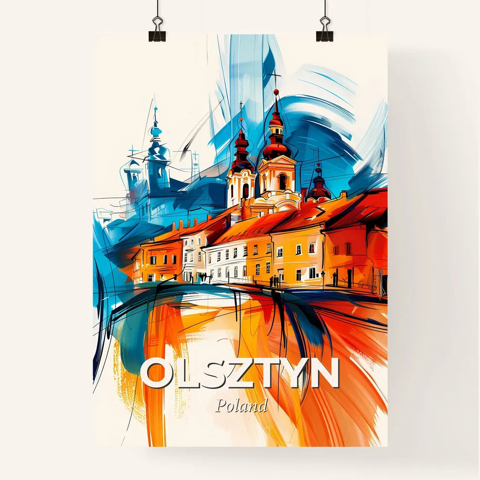 Vibrant Olsztyn, Poland Poster