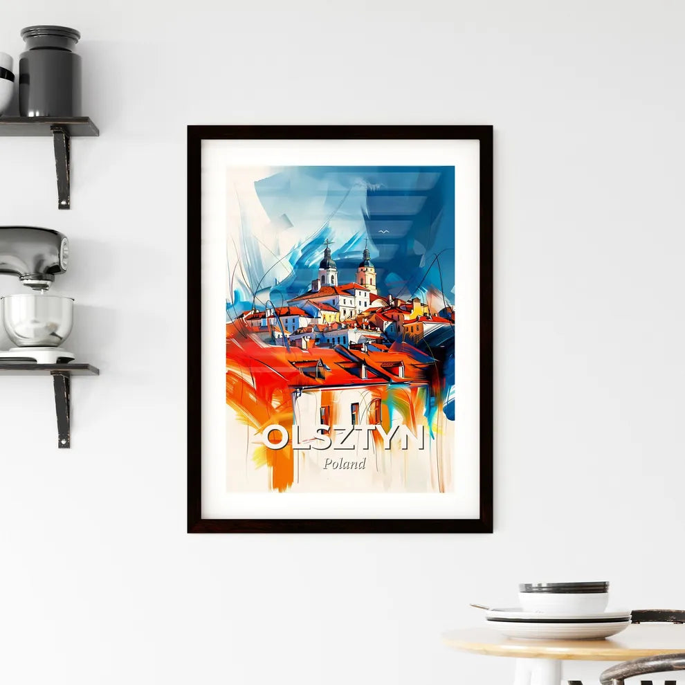 Vibrant Olsztyn, Poland Framed Print