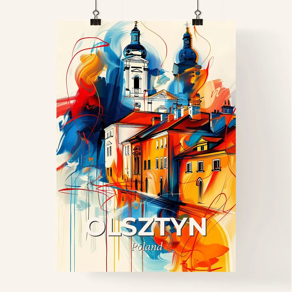 Vibrant Olsztyn, Poland Poster